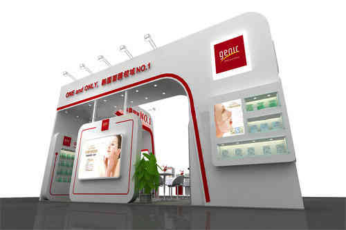 南京展臺搭建詹尼克化妝品南京美博會